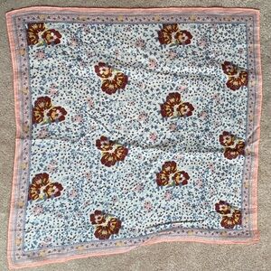 Floral Patterned Scarf